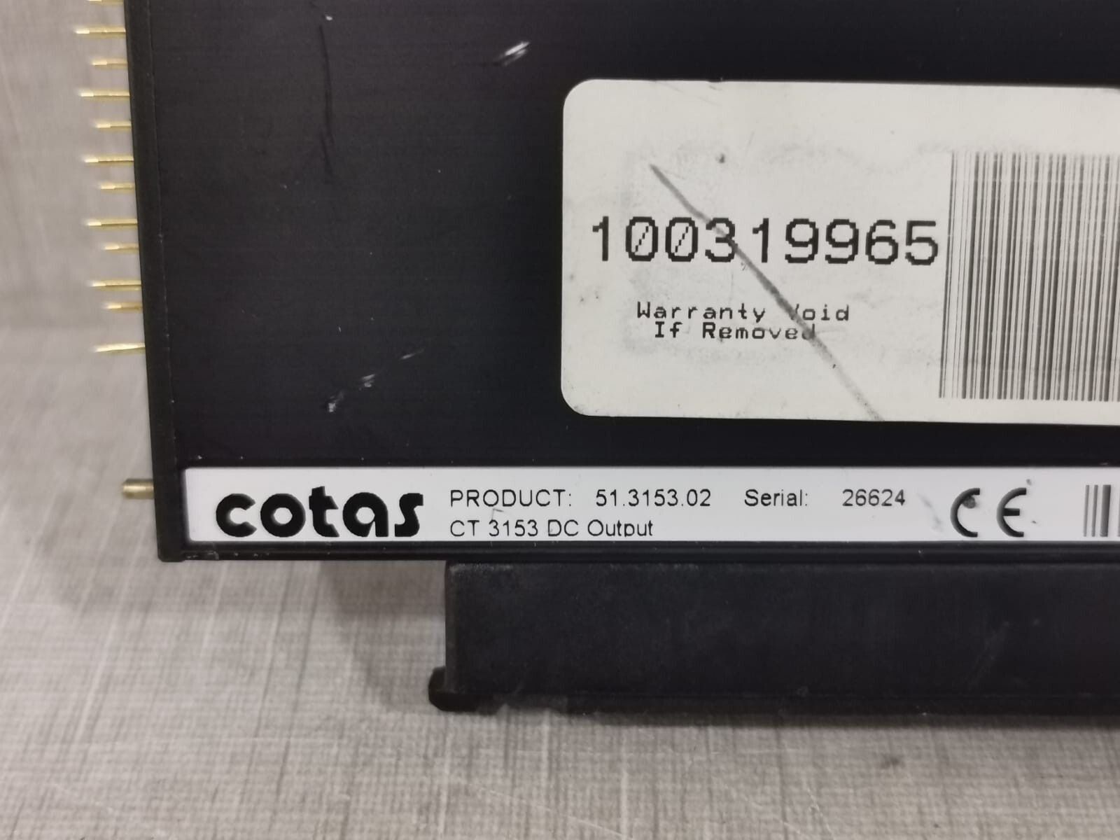 Cotas CT 3153 Cotas 51.3153.02 / CT 3153 DC OUTPUT MODULE 6