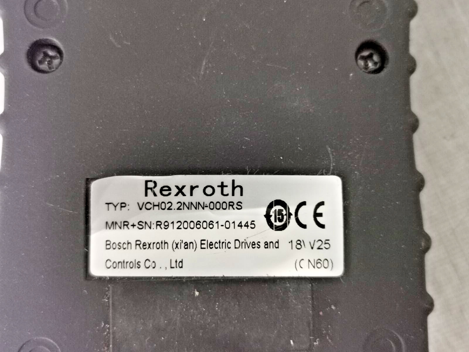 Bosch Rexroth VCH02.2NNN-000RS Rexroth Type: VCH02.2NNN-000RS Handwheel MNR: R912006061 2