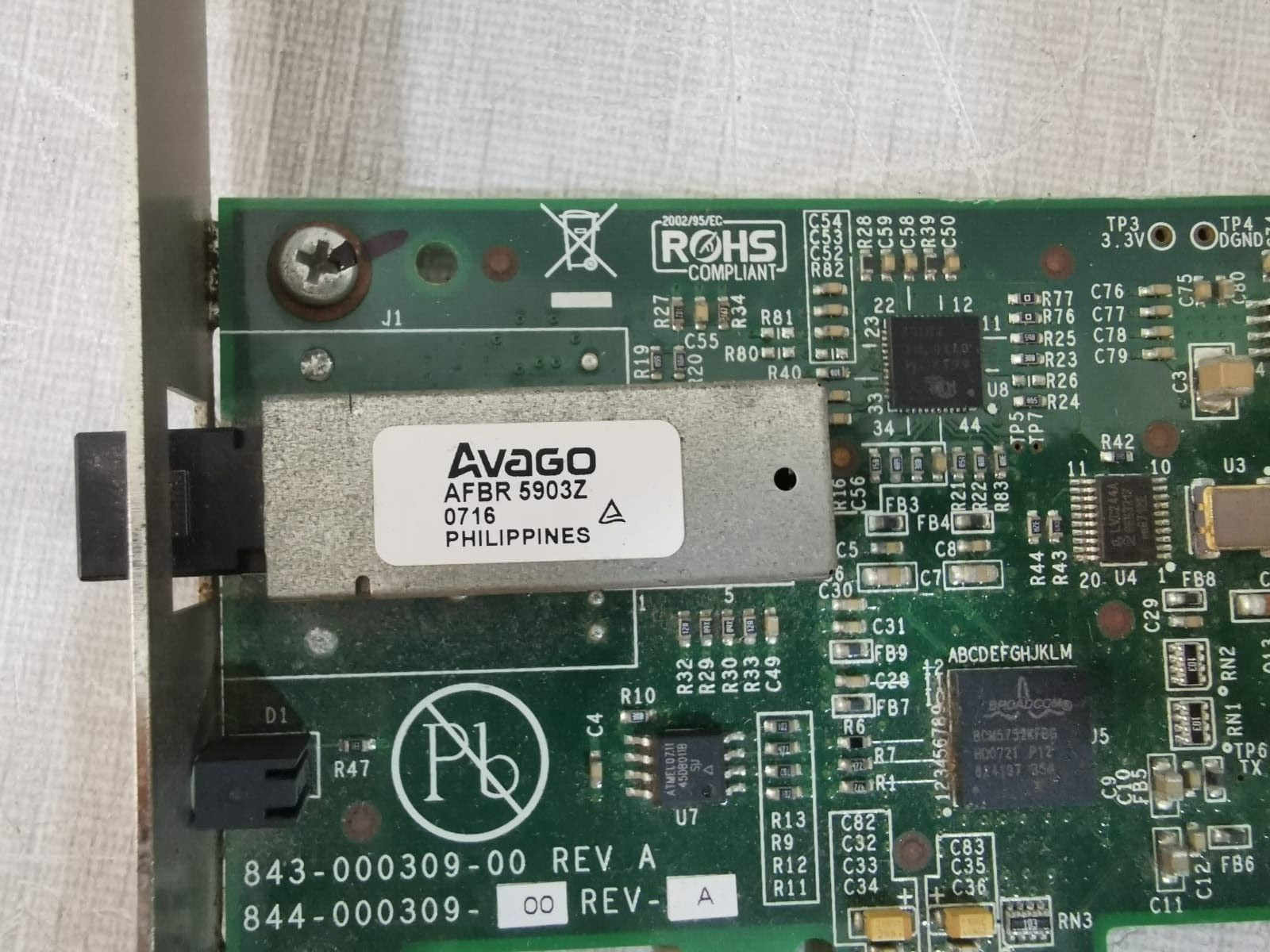 Avago 5903Z Avago AFBR 5903Z 0716 PCI Network Card 2