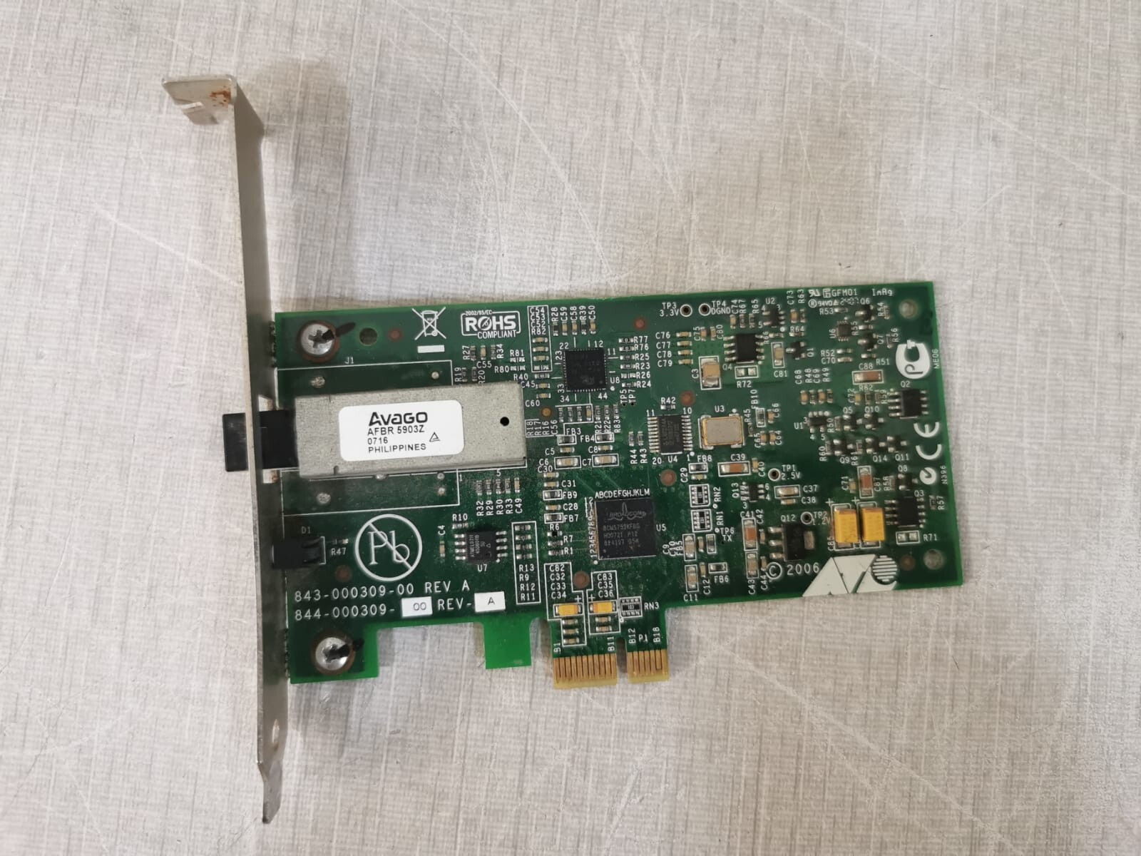 Avago AFBR 5903Z 0716 PCI Network Card