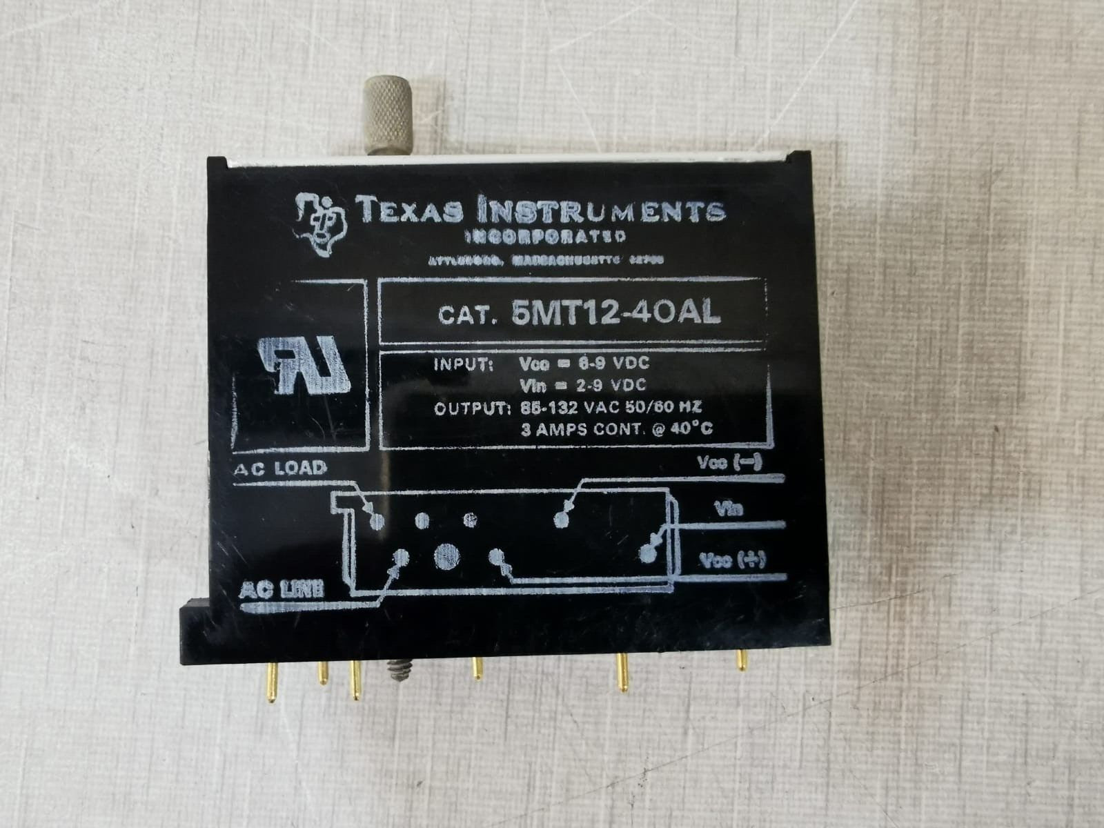 Texas Instruments 5MT12-40AL 5MT12-40AL Texas Instruments CAT Output Module 85-132VAC 3