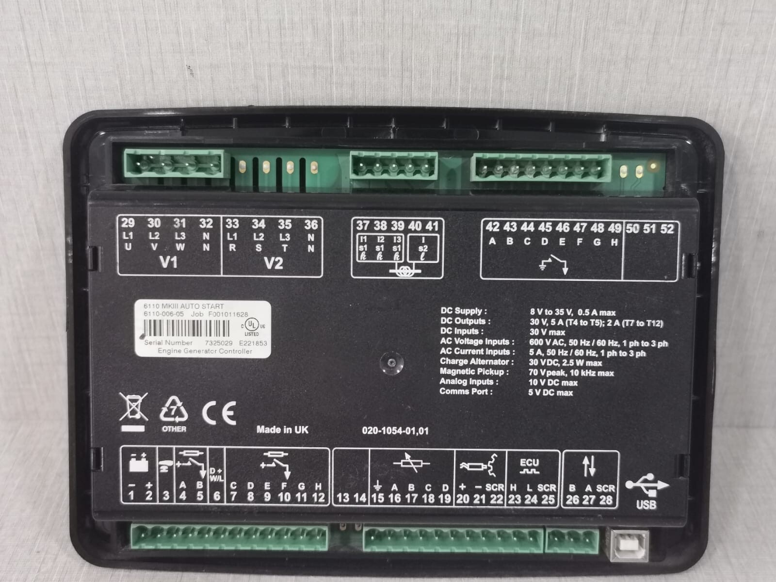 DSE 6110-006-05 DSE 6110 MKIII Auto Start - Engine Generator Controller 6110-006-05 6