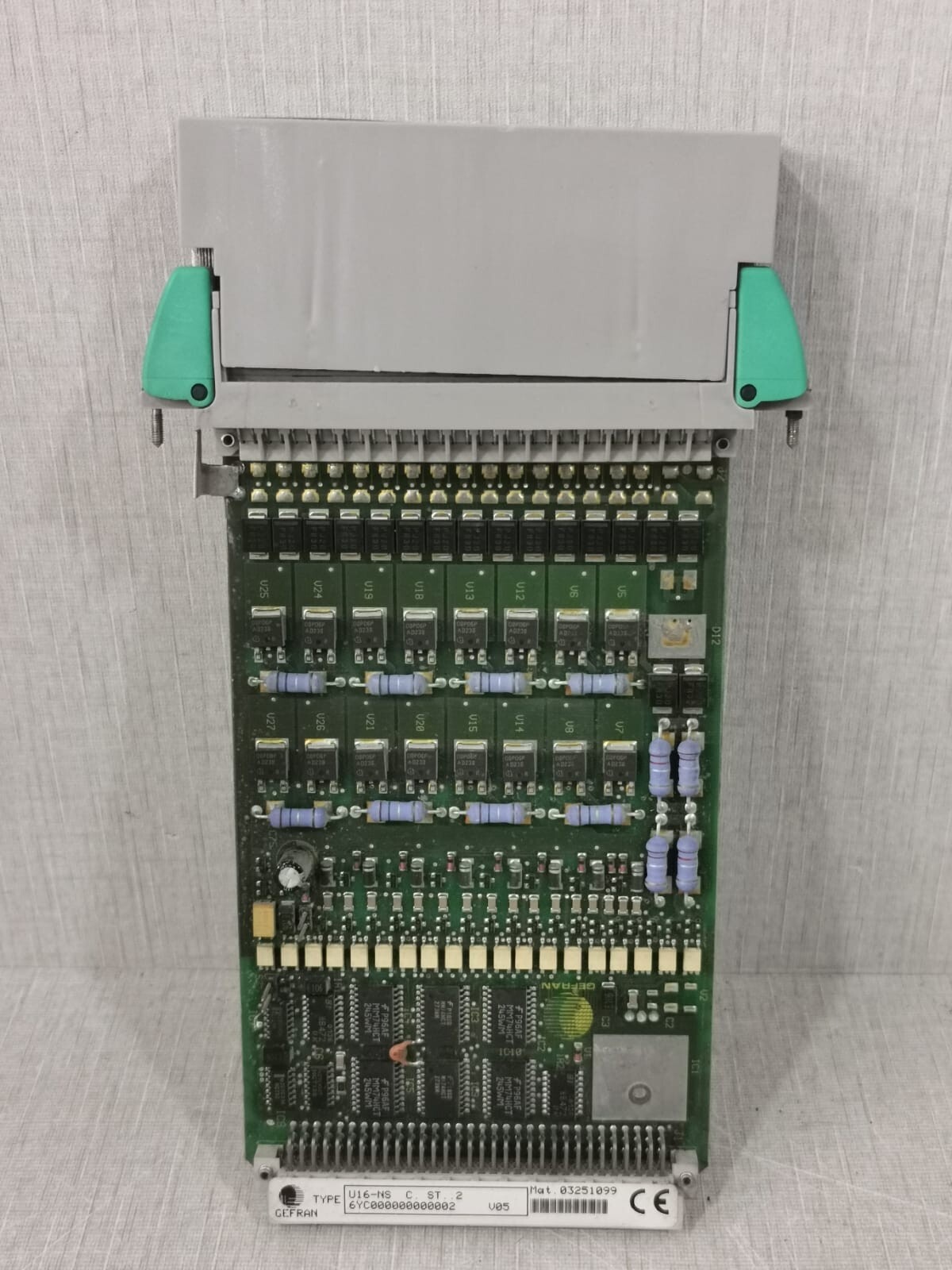 GEFRAN U16-NS C.ST.2, 6YC000000000002 GEFRAN U16-NS 6YC000000000002 V05 C.ST.2 Printed Circuit Board 448502 4