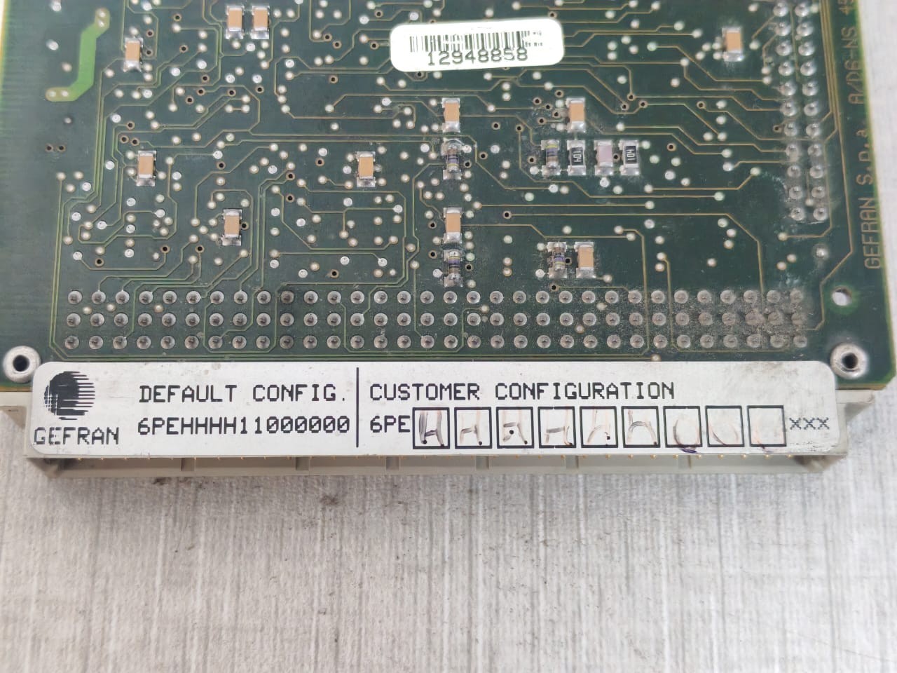 GEFRAN A/D6-NS 450181 6PE000000000000 V05 GEFRAN A/D6-NS 450181 6PE000000000000 V05 PRINTED CICUIT BOARD 8