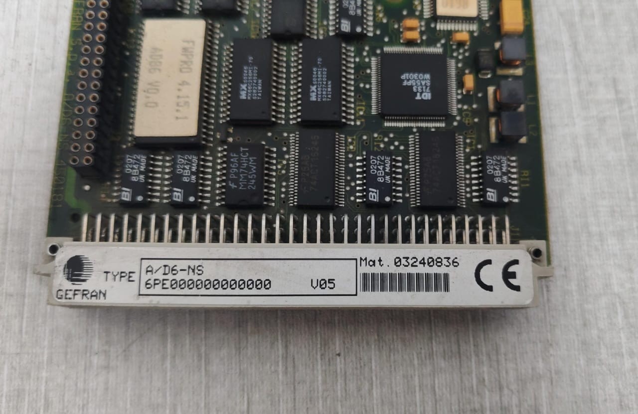 GEFRAN A/D6-NS 450181 6PE000000000000 V05 GEFRAN A/D6-NS 450181 6PE000000000000 V05 PRINTED CICUIT BOARD 9