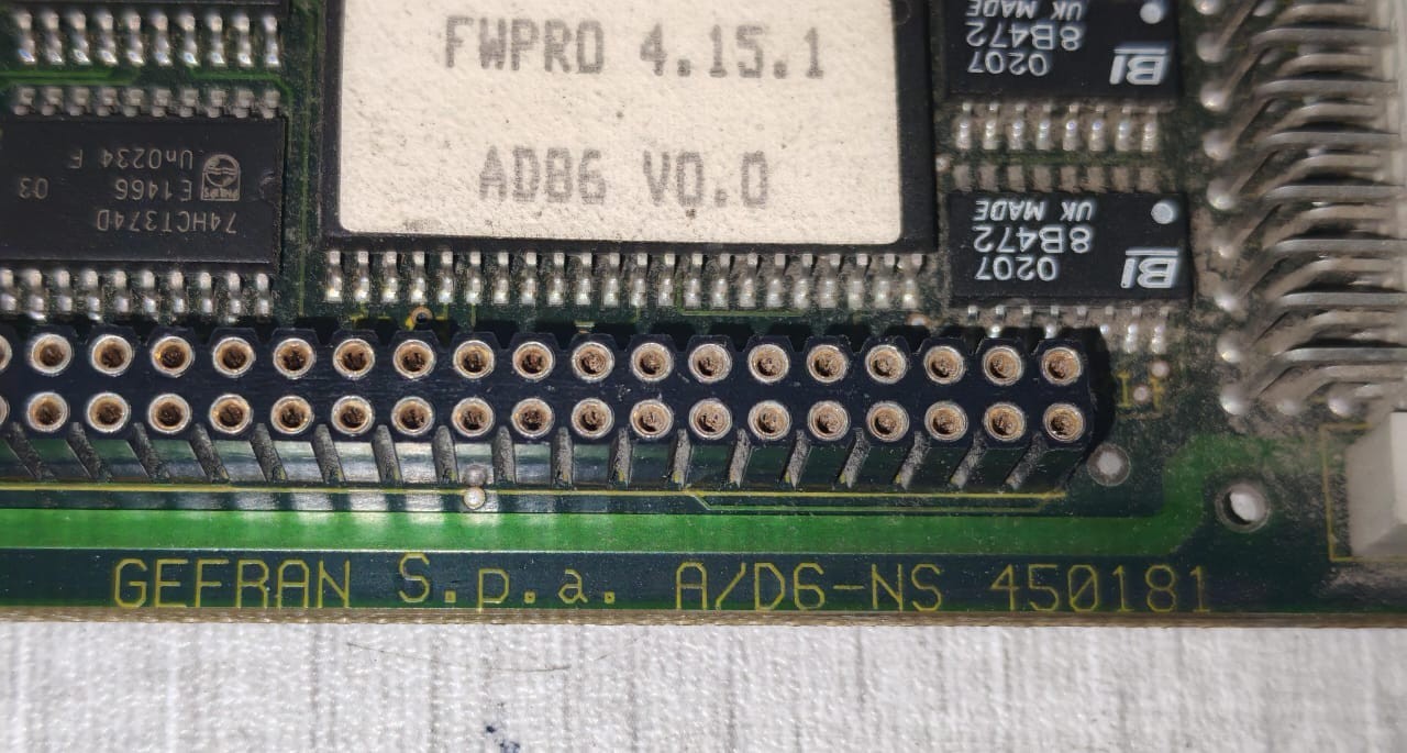 GEFRAN A/D6-NS 450181 6PE000000000000 V05 GEFRAN A/D6-NS 450181 6PE000000000000 V05 PRINTED CICUIT BOARD 10