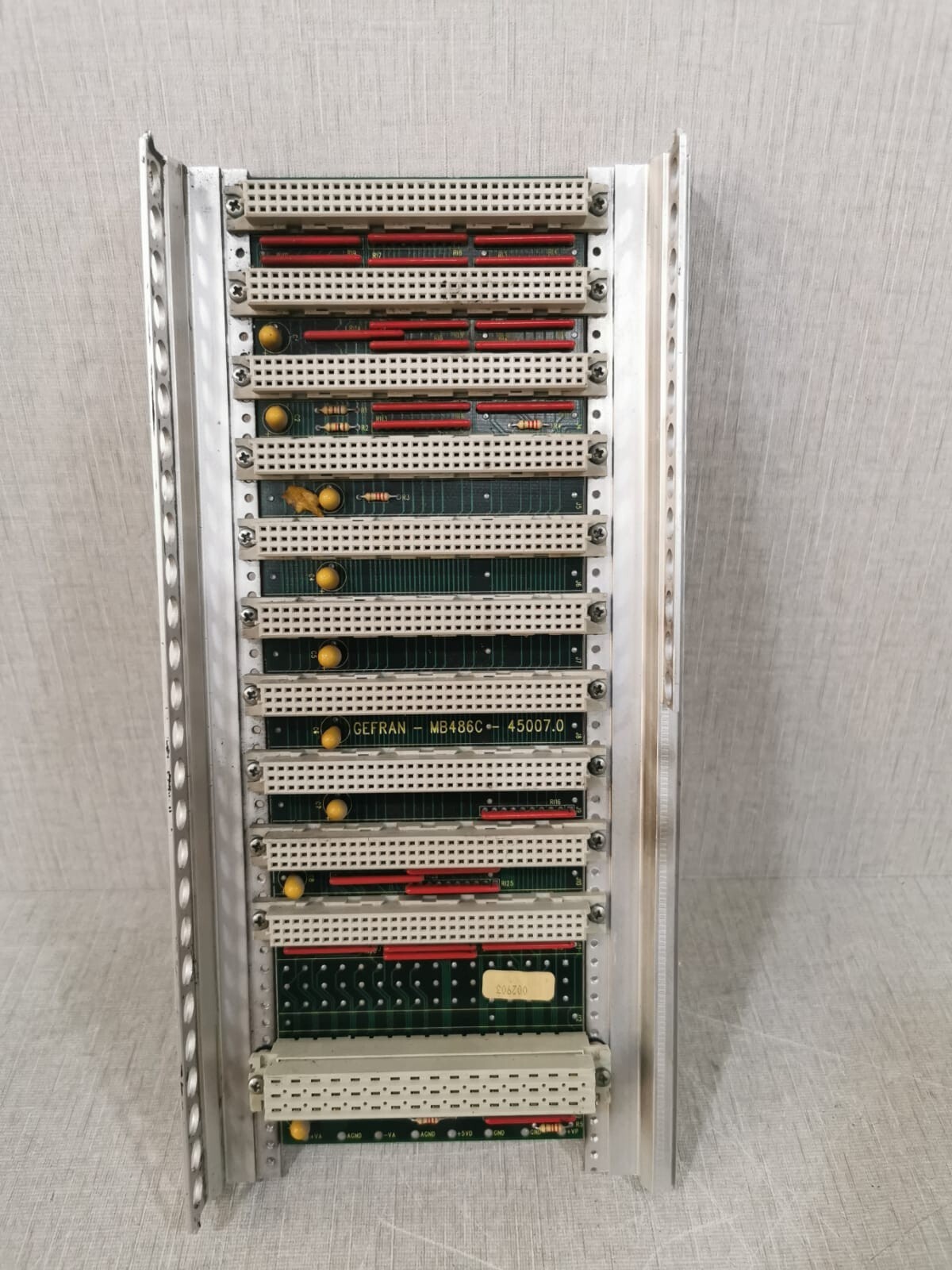 GEFRAN MB486C, 64B000000000000 GEFRAN 64B000000000000 V00 MB 486C Printed Circuit Board 45007.0 3