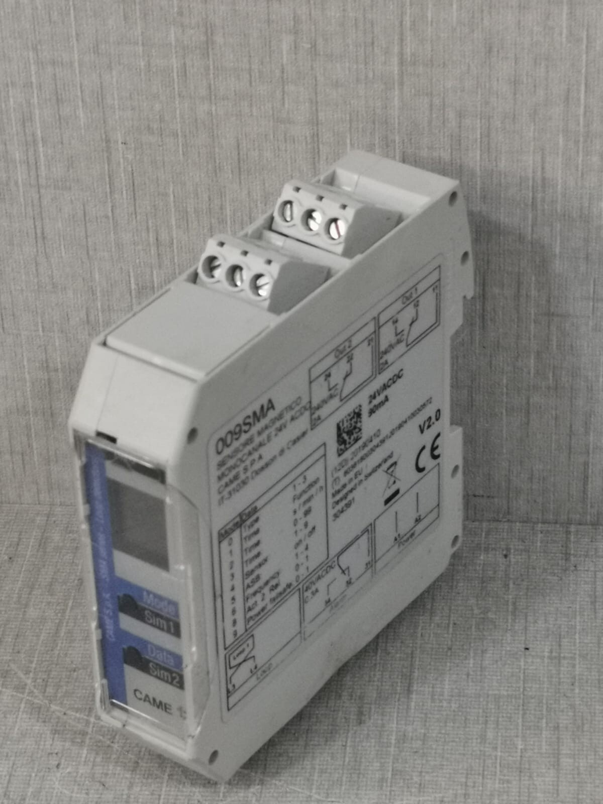 CAME 009SMA CAME S.P.A 009SMA SMA Series -Loop Detectors 6