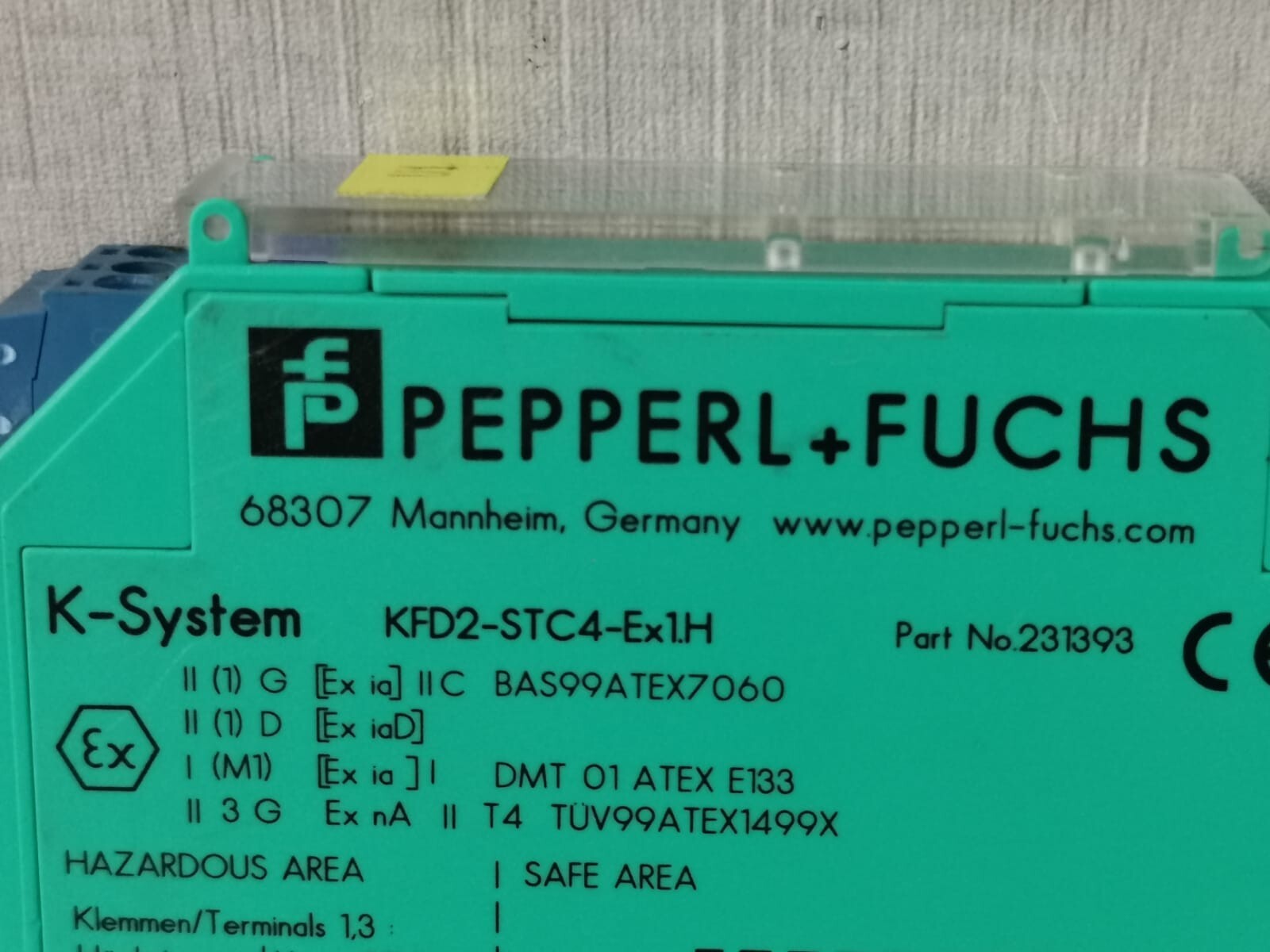 PEPPERL & FUCHS KFD2-STC4-EX1.H PEPPERL & FUCHS KFD2-STC4-EX1.H Smart Transmitter Power Supply 231393 3
