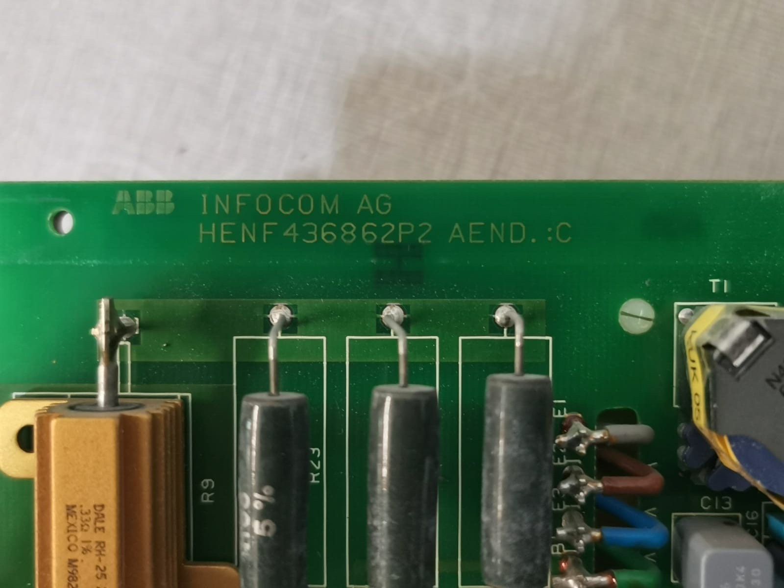 ABB HENF209556R0002 ABB HENF209556R0002 INFOCOM AG /HENF436862P2 3