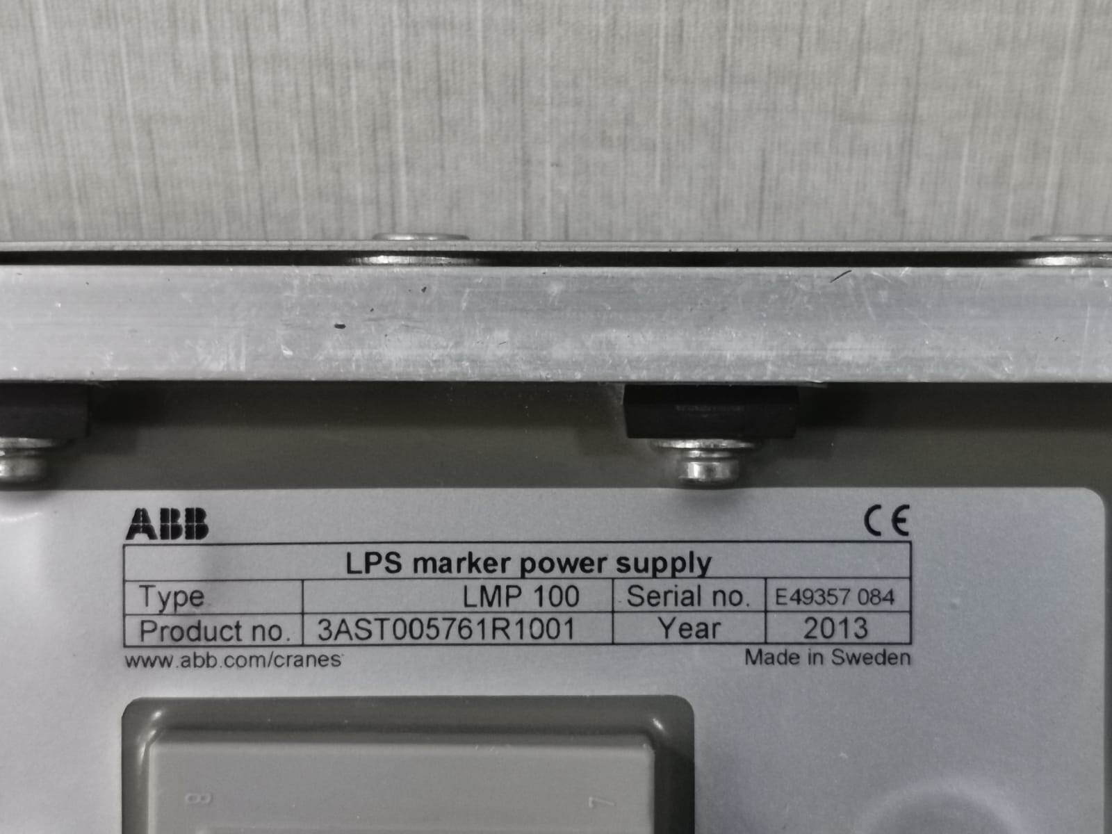 ABB LMP-100 ABB 3AST005761R1001 LPS marker power supply LMP 100 3