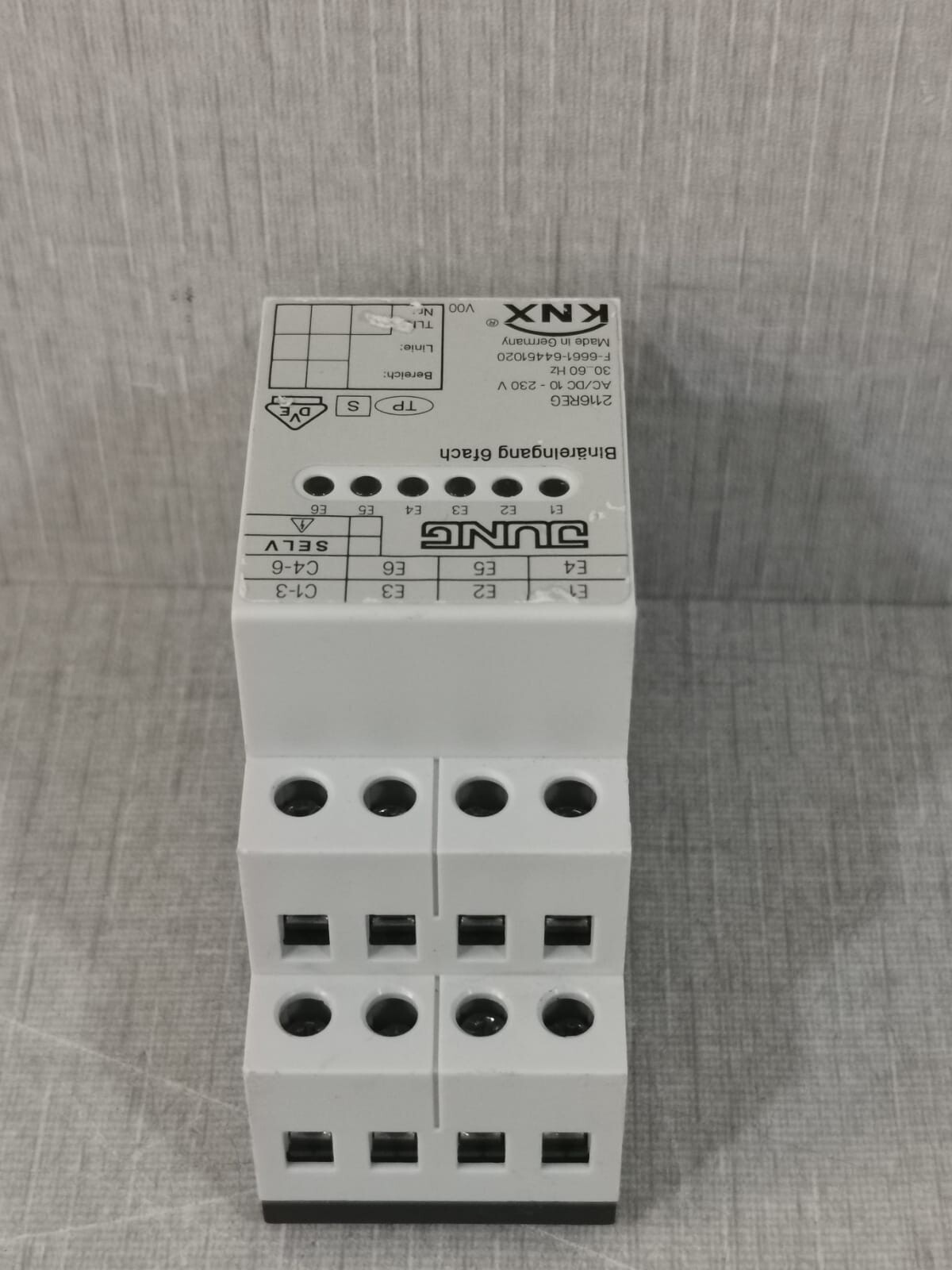 Jung 2116REG Jung 2116REG KNX Binary Input 6x 4