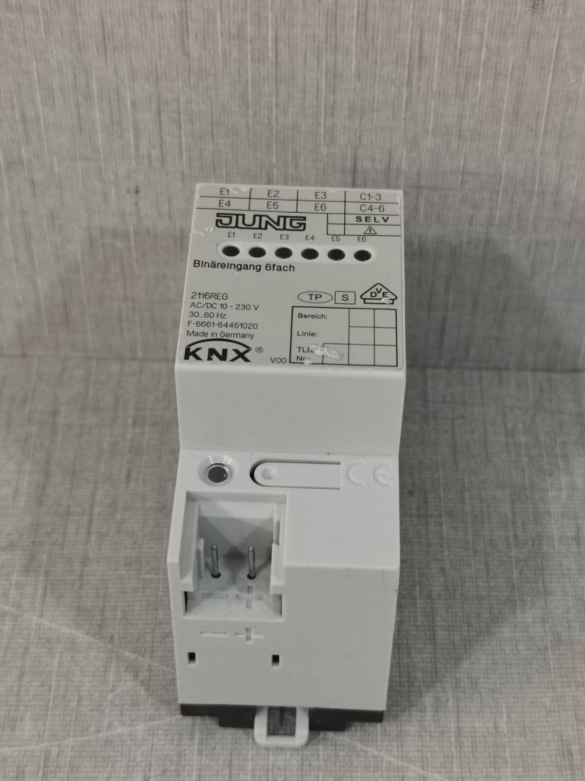 Jung 2116REG KNX Binary Input 6x