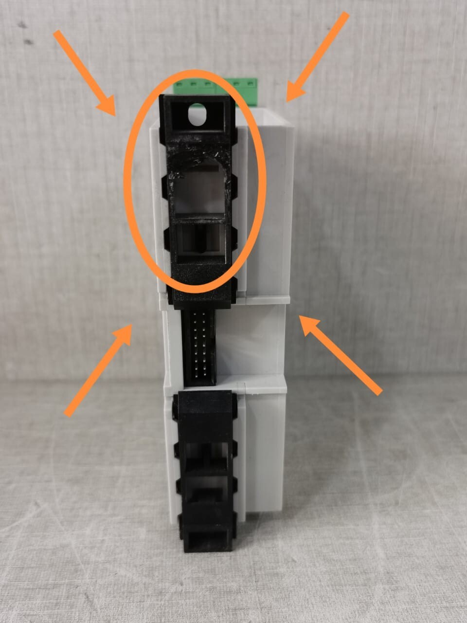GE 1-16 Crowcon 1-16 Relay Module Switch Positions with Damaged Connector Clip 8