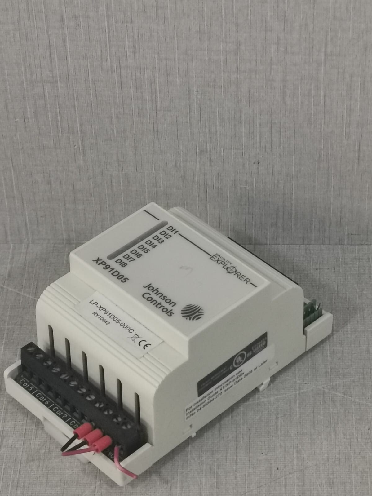 UNKNOWN XP91D05-000C JOHNSONS CONTROLS LP-XP91D05-000C EXPANSION MODULE 5