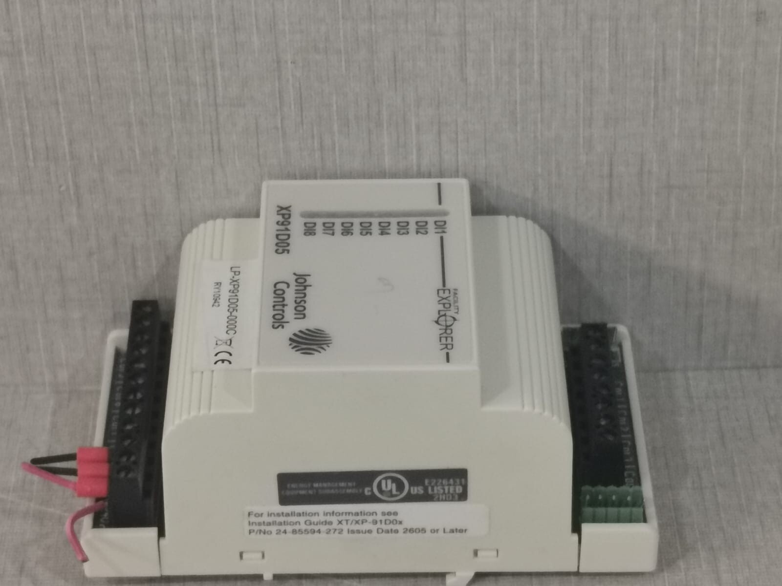 UNKNOWN XP91D05-000C JOHNSONS CONTROLS LP-XP91D05-000C EXPANSION MODULE 6