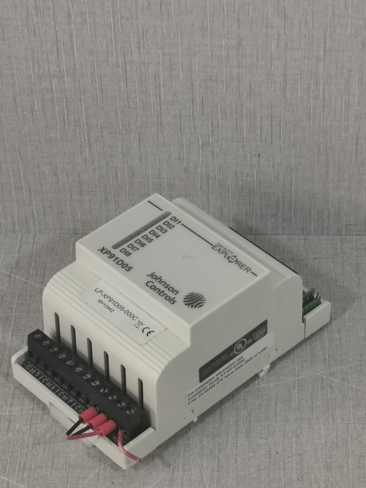 UNKNOWN XP91D05-000C JOHNSONS CONTROLS LP-XP91D05-000C EXPANSION MODULE 7