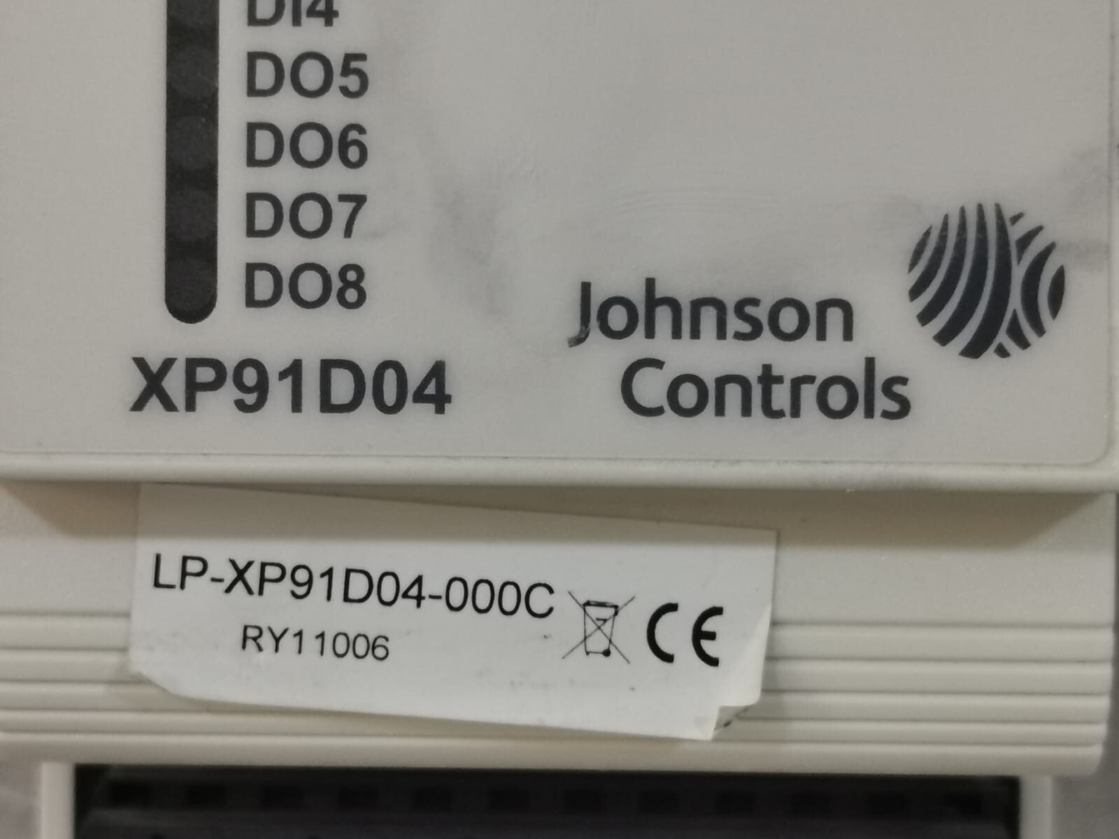 Johnson Controls UNKNOWN Johnson Controls LP-XP91D04-000C - Dextension Module - 4 Binary Inputs - 4 2