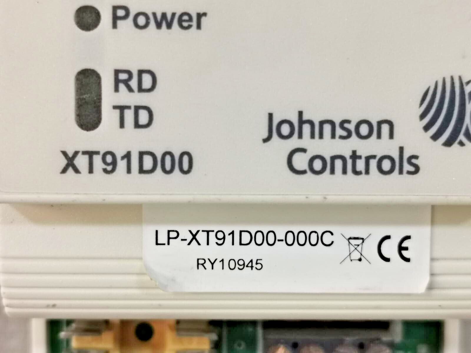 Johnson Controls XT91D00-000C JOHNSON CONTROLS XT91D00 LP-XT91D00-000C EXTENSION MODULE 2
