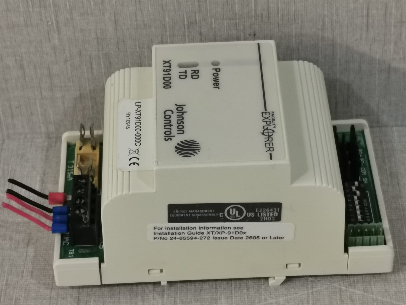 Johnson Controls XT91D00-000C JOHNSON CONTROLS XT91D00 LP-XT91D00-000C EXTENSION MODULE 5