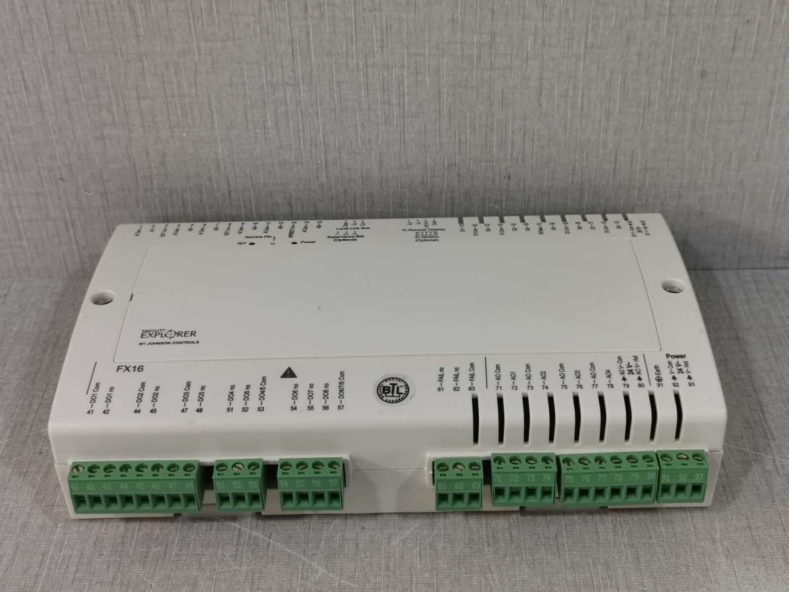 Johnson Controls LPFX16X04000C Johnson Controls FX16 LP-FX16X04-000C / LPFX16X04000C Controller Ver.B 5