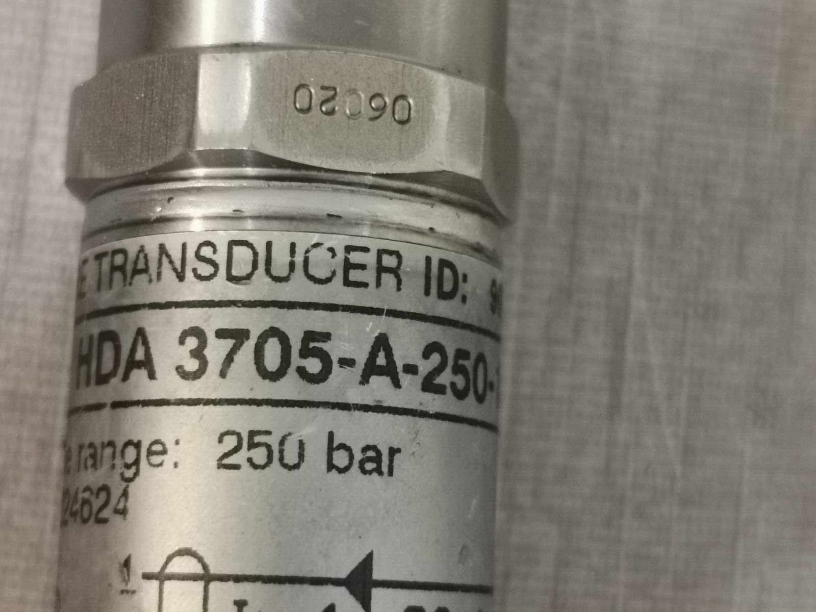 hydac HDA 3705-A-250-187 HYDAC ELECTRONIC HDA 3705-A-250-187 PRESSURE TRANSDUCER 3