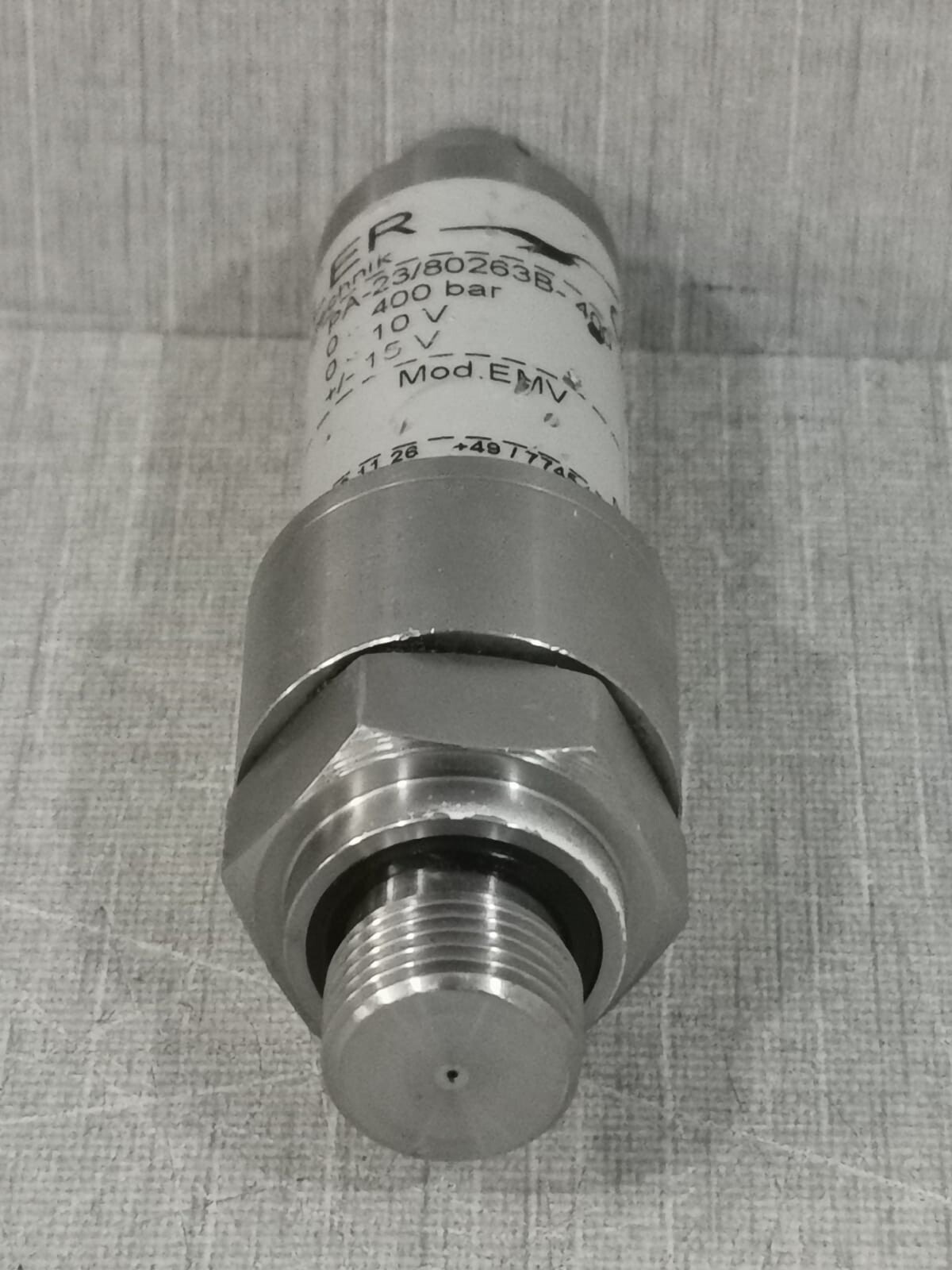 KELLER 80263B KELLER PA-23/80263B-400 MOD. EMV PRESSURE TRANSMITTER 0-400BAR 0-10V 4