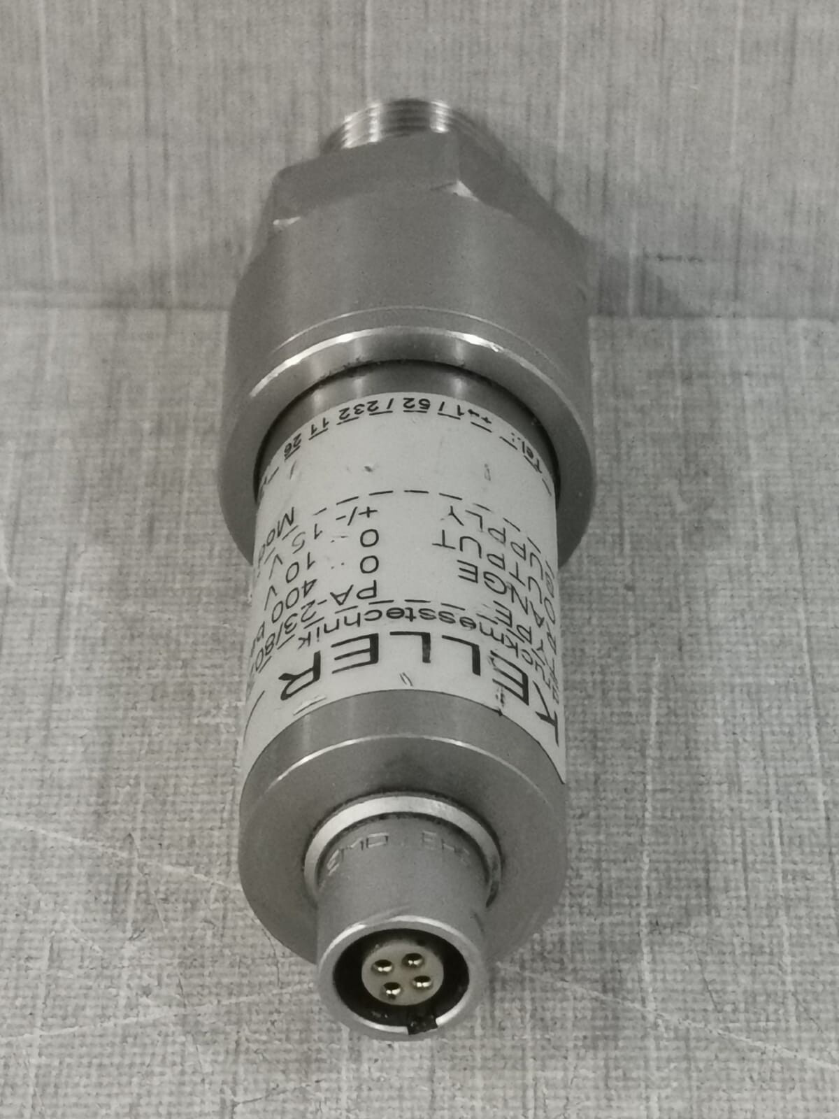 KELLER 80263B KELLER PA-23/80263B-400 MOD. EMV PRESSURE TRANSMITTER 0-400BAR 0-10V 5
