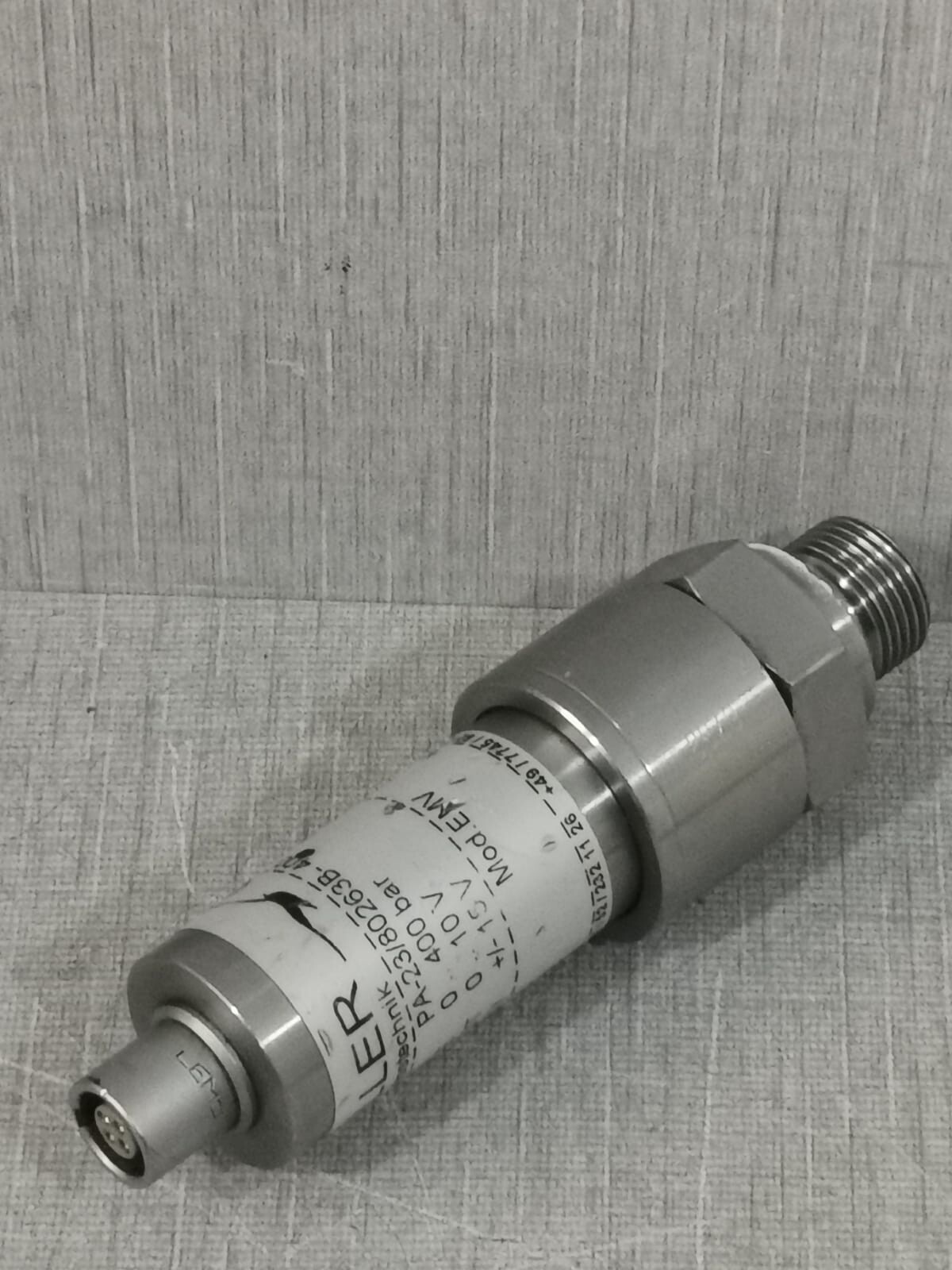KELLER 80263B KELLER PA-23/80263B-400 MOD. EMV PRESSURE TRANSMITTER 0-400BAR 0-10V 6