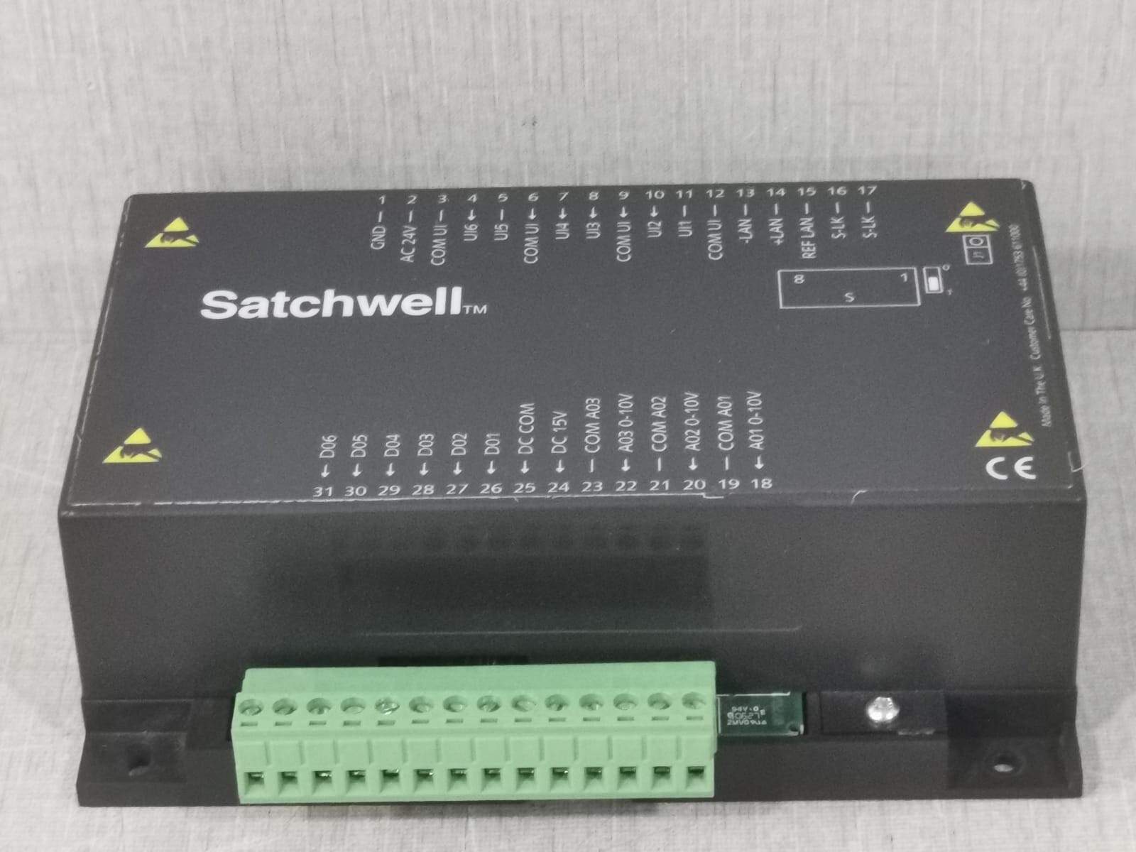Satchwell MN450-NCP Satchwell Micronet MN450-NCP Programmable Controller HVAC 4