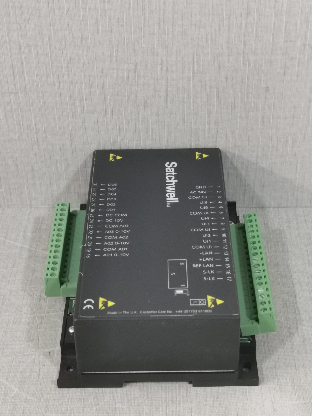 Satchwell MN450-NCP Satchwell Micronet MN450-NCP Programmable Controller HVAC 6