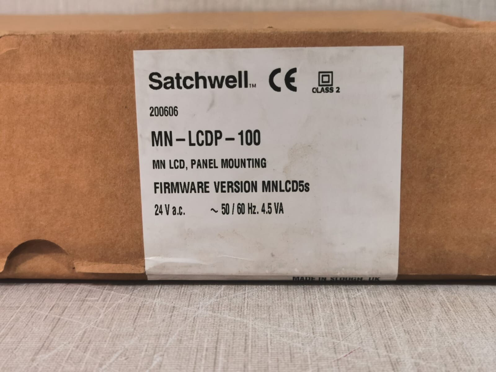 Satchwell LCDP-100 SATCHWELL MN-LCDP-100 Management Controller 2