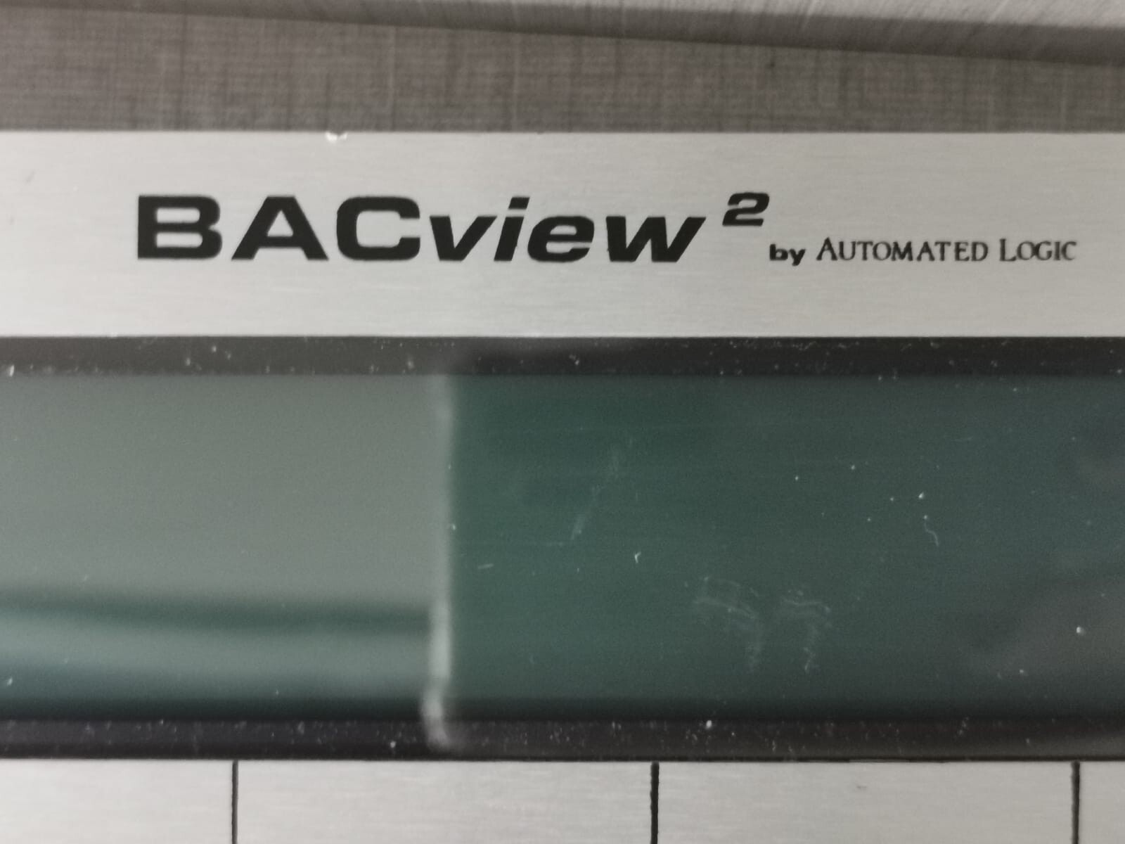 BACVIEW2 BY AUTOMATED LOGIC LOGIC-05501 BACVIEW2 BY AUTOMATED LOGIC 05501 Display Programmer 2