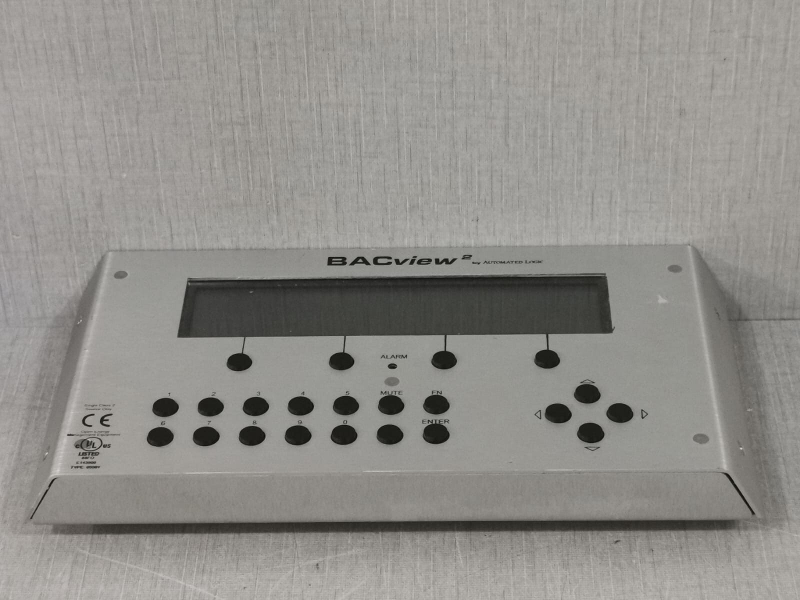 BACVIEW2 BY AUTOMATED LOGIC LOGIC-05501 BACVIEW2 BY AUTOMATED LOGIC 05501 Display Programmer 4