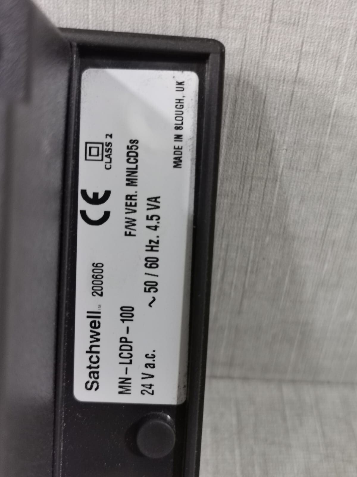 Satchwell LCDP-100 SATCHWELL MN-LCDP-100 Management Controller 4