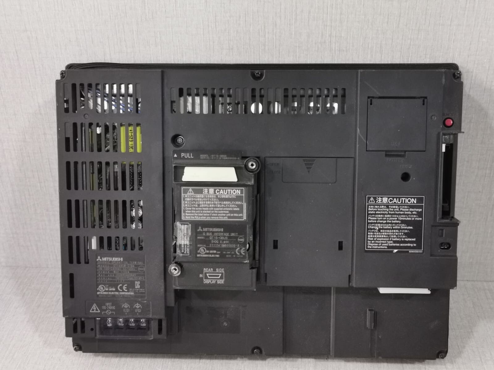 Mitsubishi Electric GOT1000-GT15-QBUS/GT1685MSTBA Mitsubishi GOT1000-GT15-QBUS/GT1685MSTBA Graphic Operation Panel 7