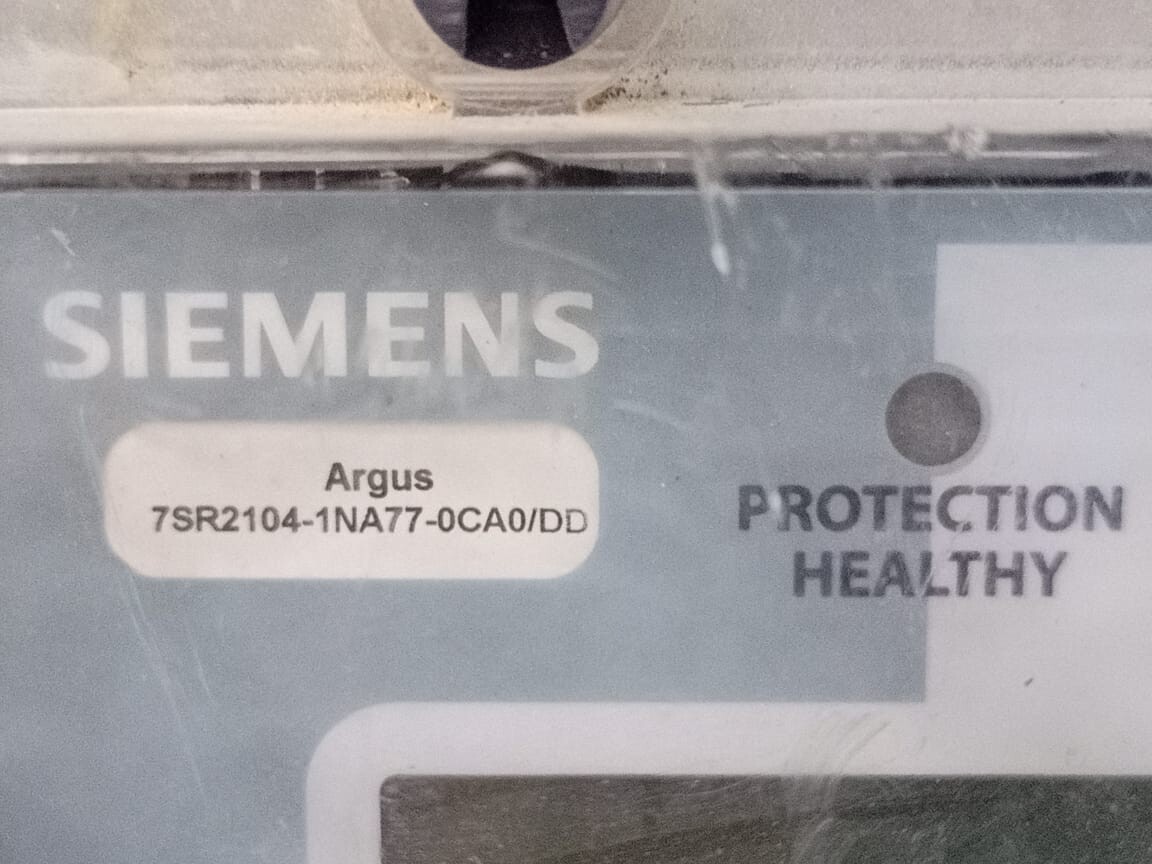 Siemens 7SR2104-1NA77-0CA0/DD Siemens Argus 7SR2104-1NA77-0CA0/DD Protection Healthy Relay 3