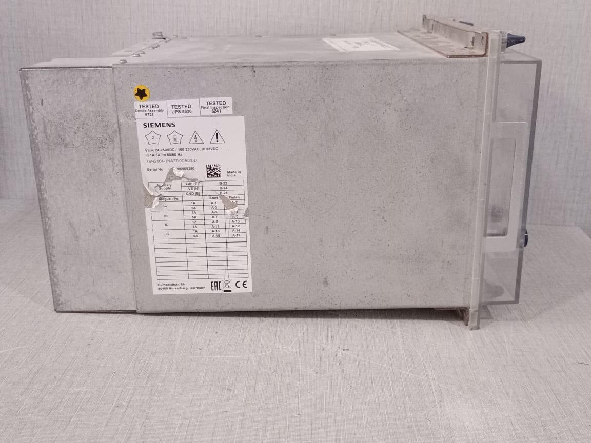 Siemens 7SR2104-1NA77-0CA0/DD Siemens Argus 7SR2104-1NA77-0CA0/DD Protection Healthy Relay 10