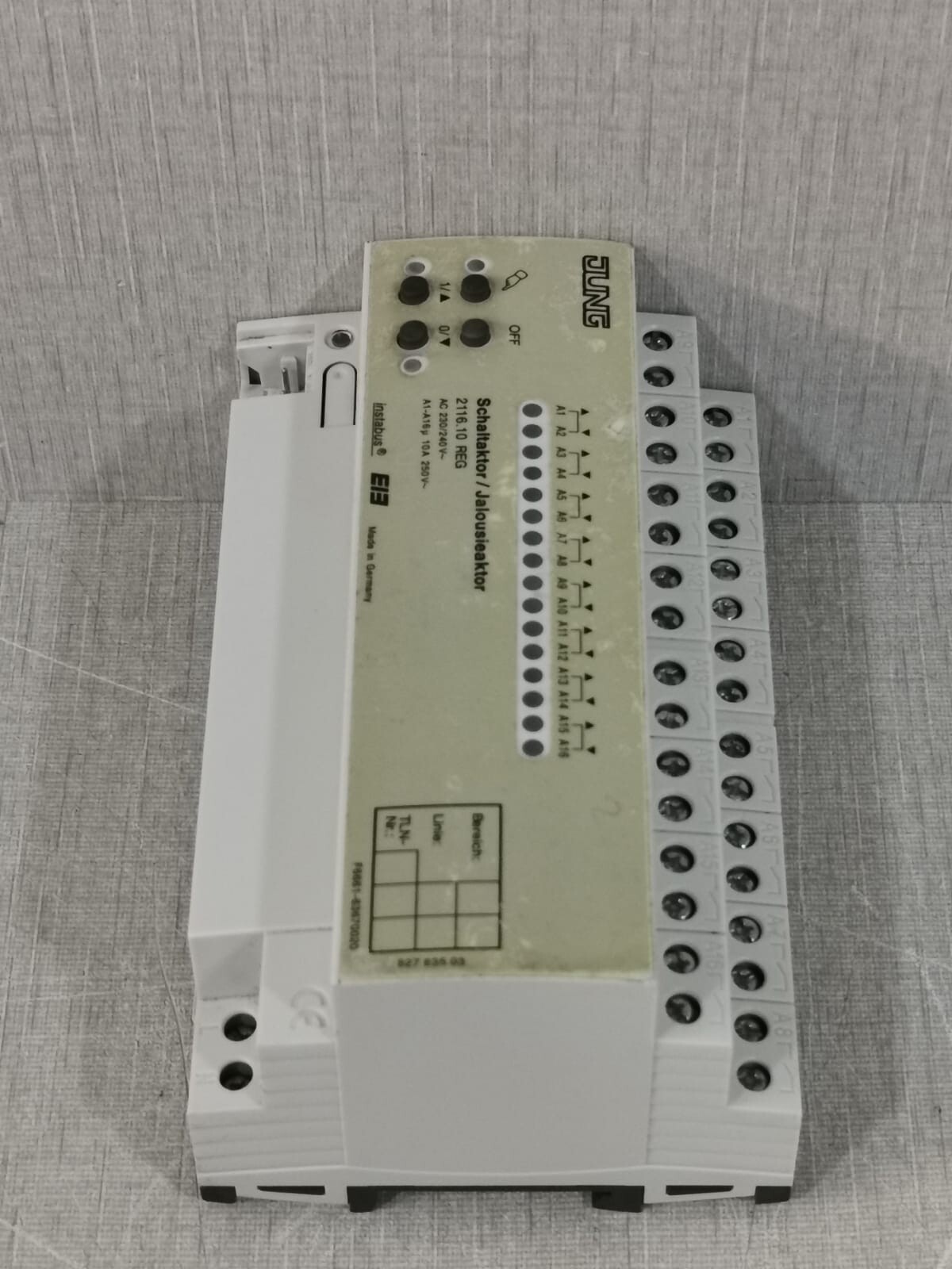 JUNG 2116.10 REG JUNG Switching actuator / shutter actuator 2116.10 REG 6