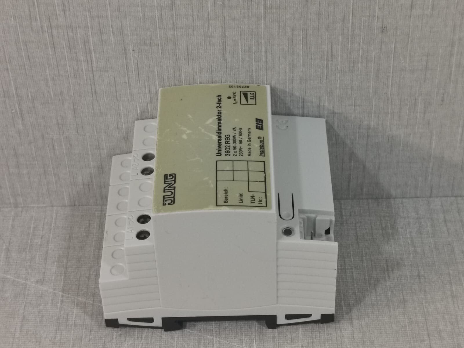 JUNG 3602 REG JUNG 3602 REG UNIVERSAL-DIMMING ACTUATOR 2-GANG 4
