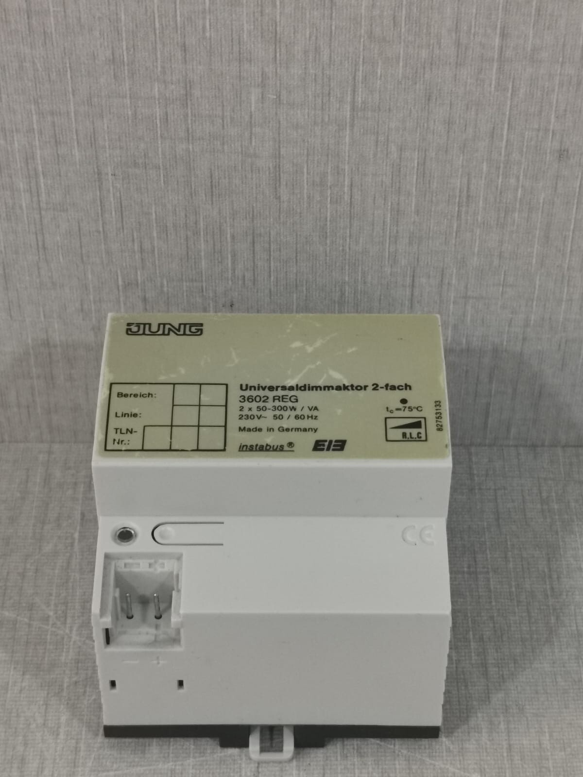 JUNG 3602 REG JUNG 3602 REG UNIVERSAL-DIMMING ACTUATOR 2-GANG 5