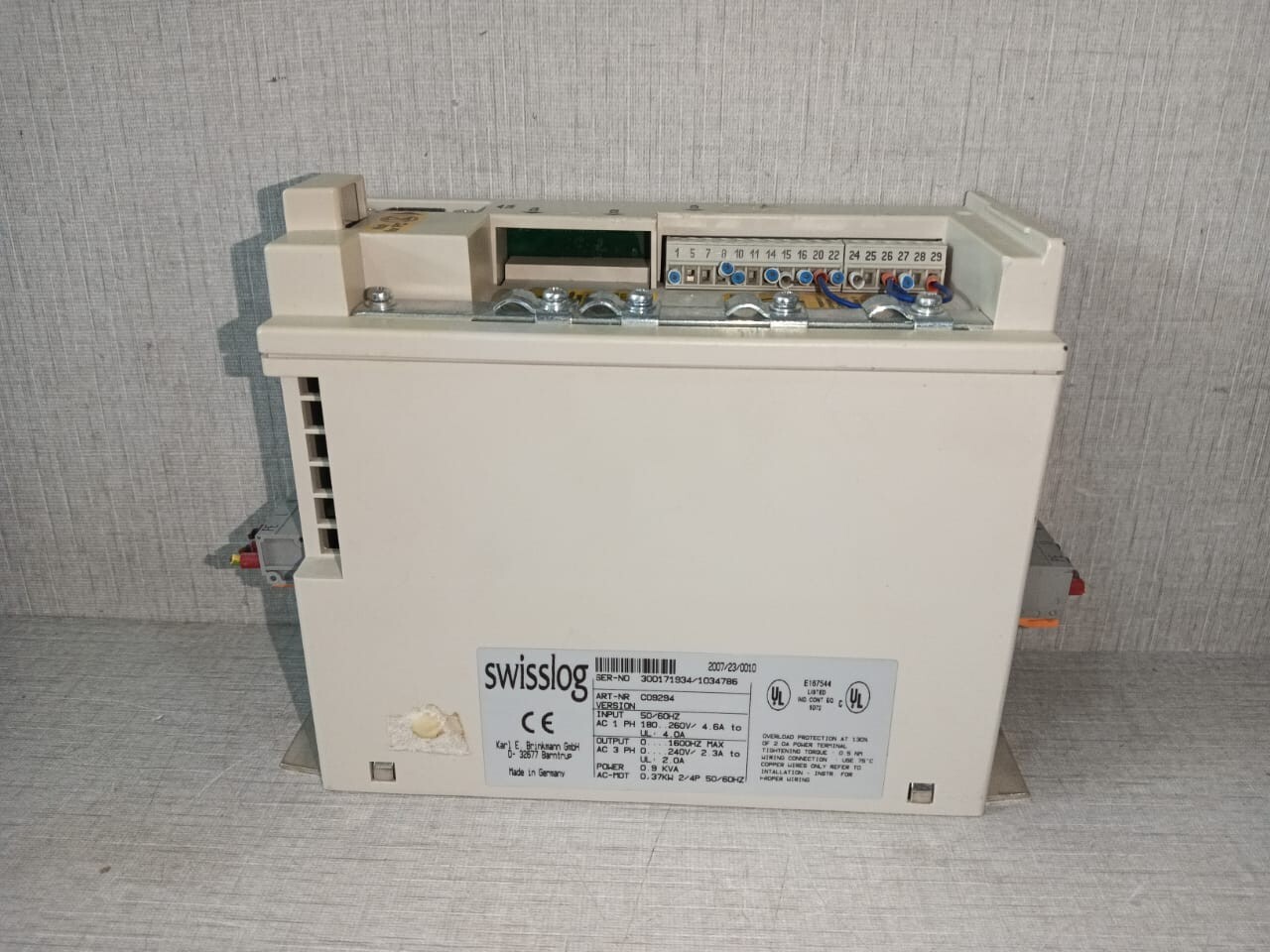 KEB COMBIVERT C09294 KEB COMBIVERT C09294 Combivert AC Drive Controller-without front panel display 4