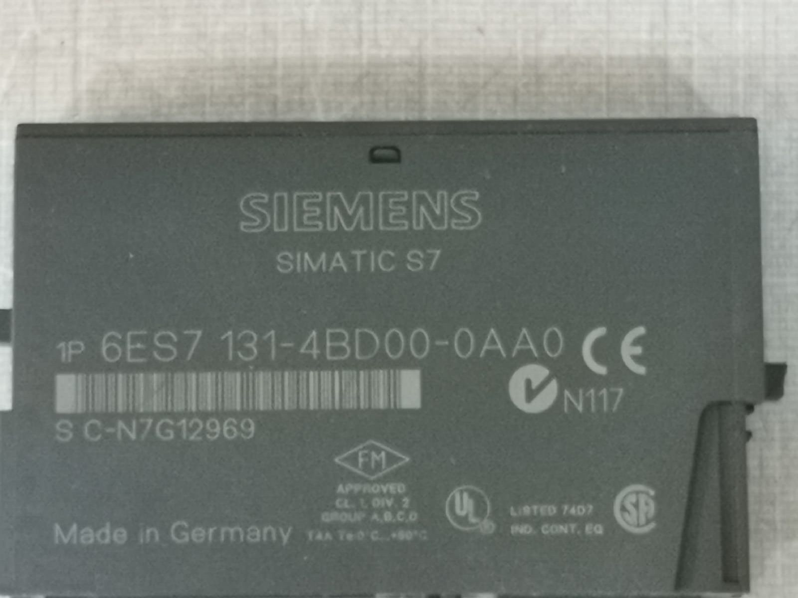 Siemens 6ES7131-4BD00-0AA0 Siemens 6ES7131-4BD00-0AA0 Simatic S7 Module 4