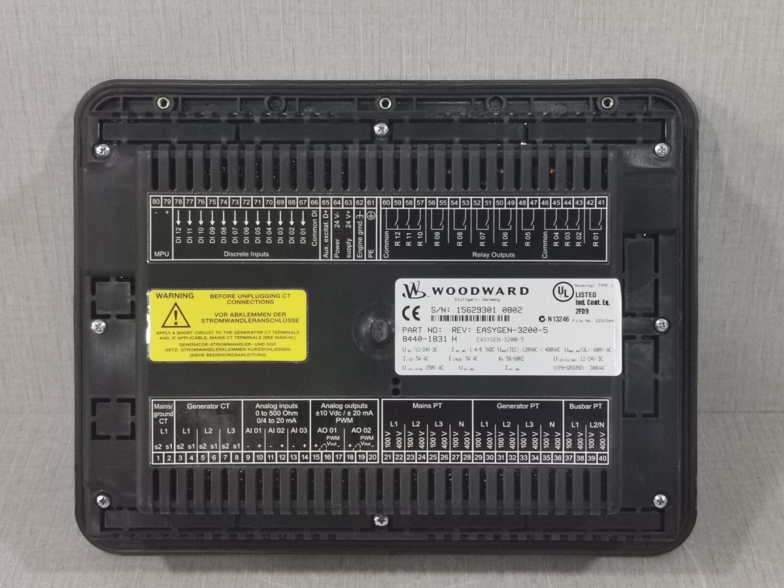 Woodward EASYGEN3000 3200-5 WOODWARD EASYGEN3000 3200-5 P/n:8440-1831 REV. H 9