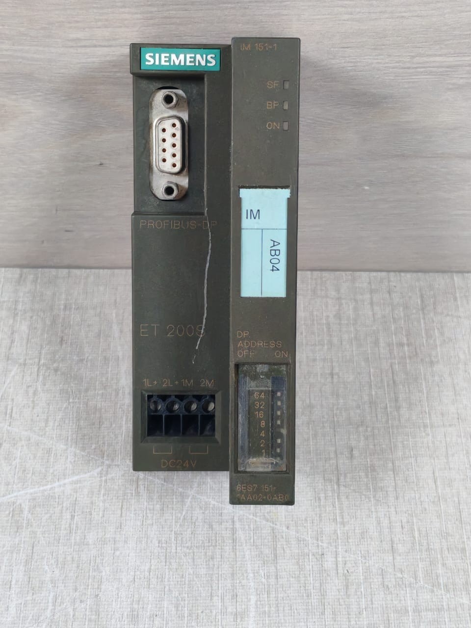 SIEMENS SIMATIC S7 ET 200S 6ES7 151-1AA02-0AB0 INTERFACE MODULE