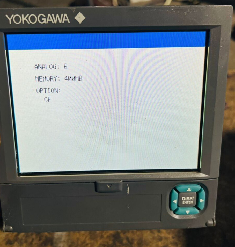 Yokogawa FX1006-4-3-L YOKOGAWA N200 FX1006-4-3-L Paperless Recorder 100-240VAC 2