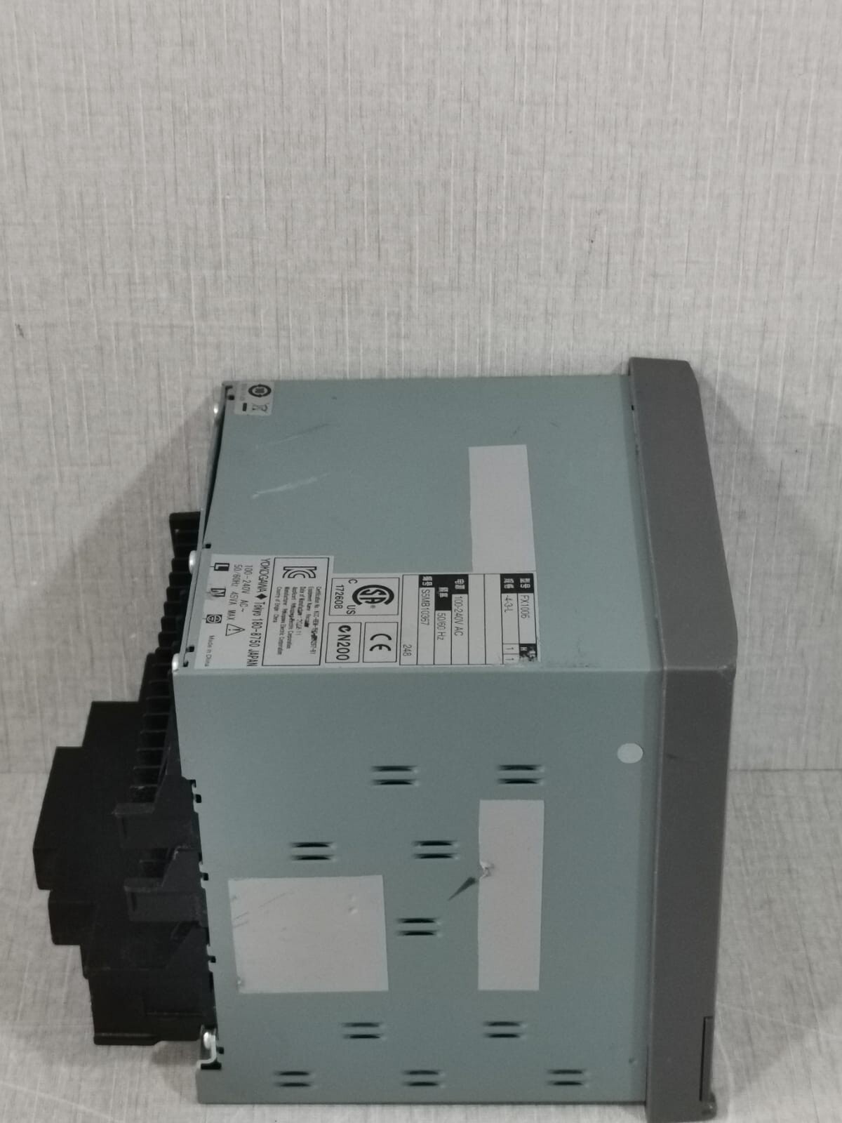 Yokogawa FX1006-4-3-L YOKOGAWA N200 FX1006-4-3-L Paperless Recorder 100-240VAC 9
