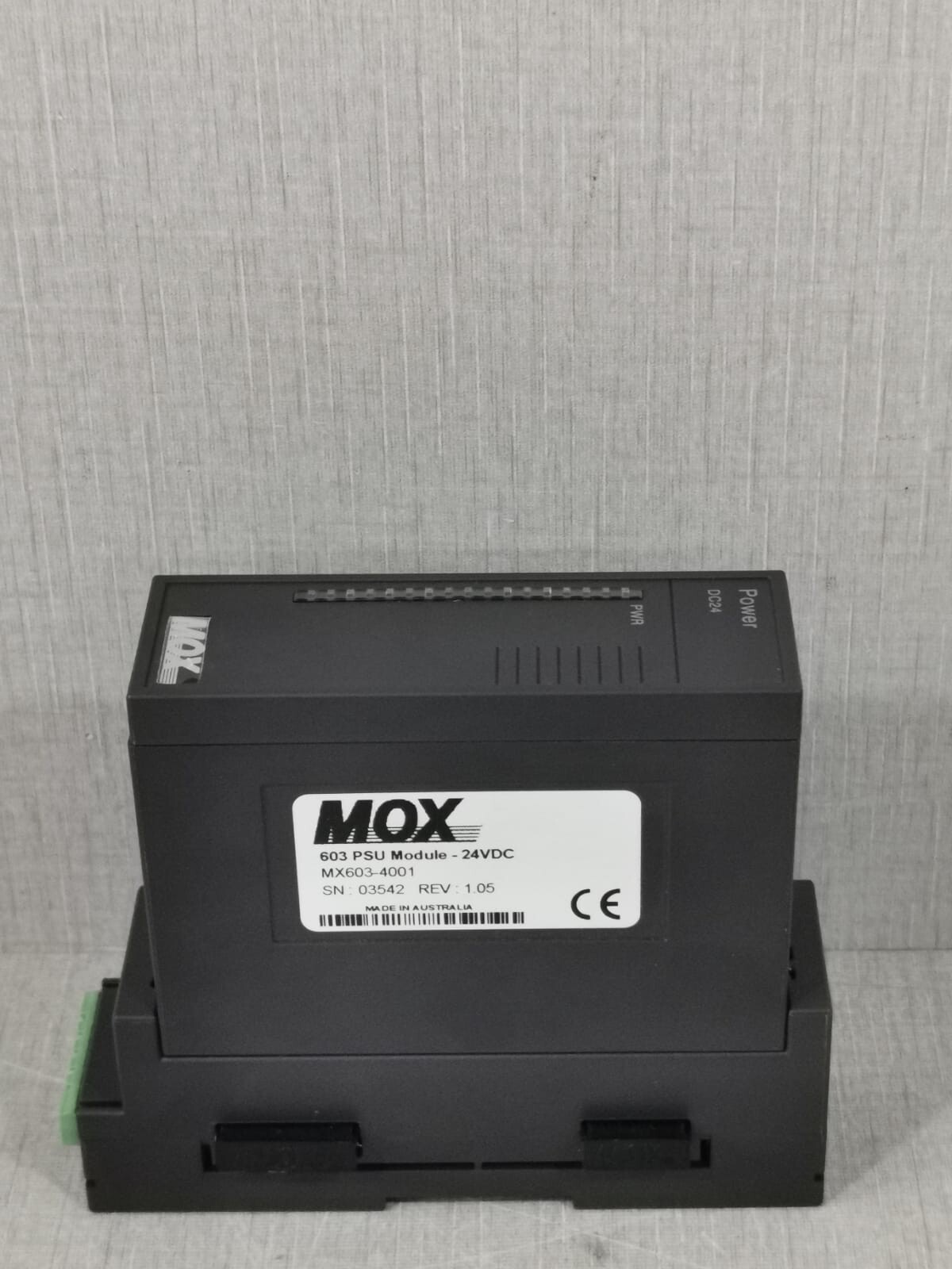 MOX MOX 603 MOX 603 PSU MODULE MX603-4001 REV.1.05 5