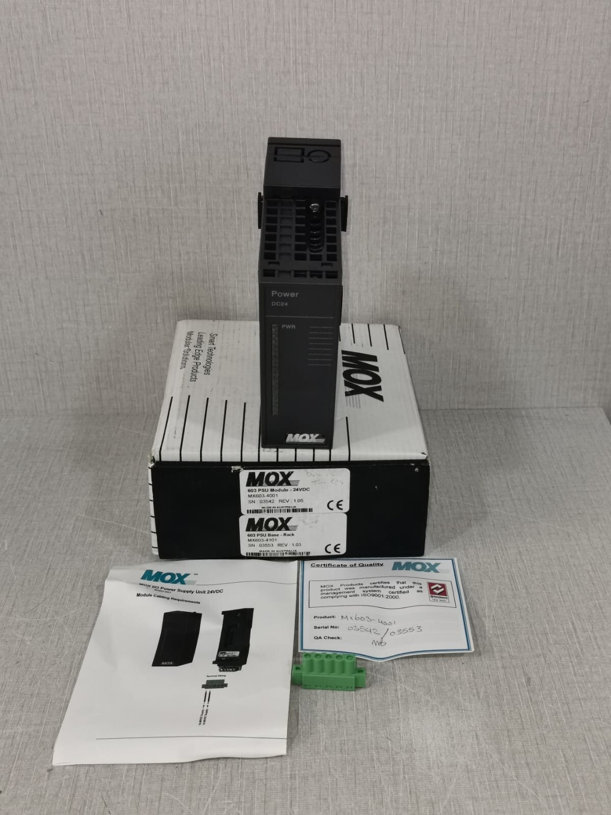 MOX 603 PSU MODULE MX603-4001 REV.1.05