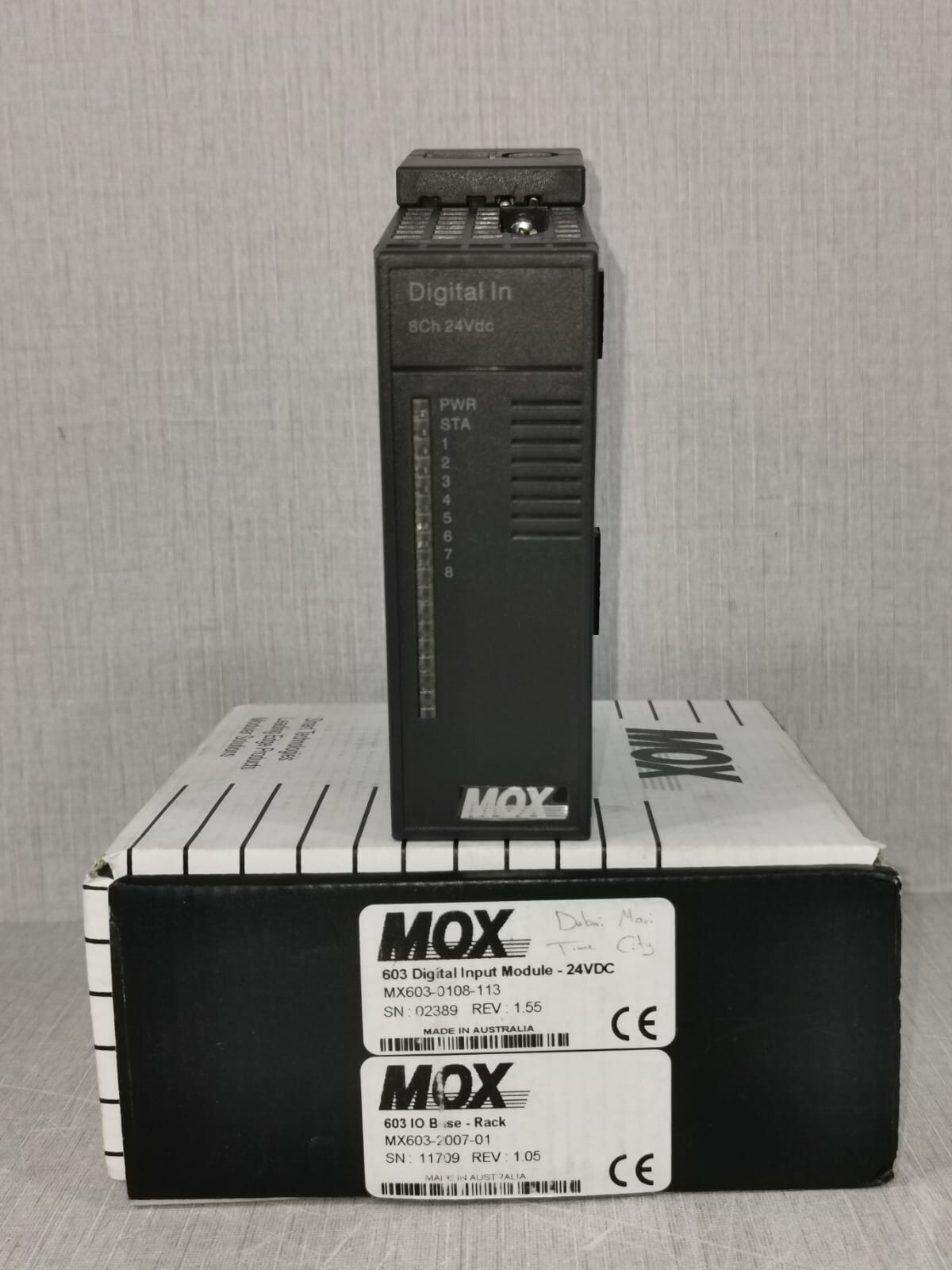 MOX MOX 603 MOX 603 Digital Input Module 24VDC| MX603-0108-113 /603 IO BASE-RACK MX603200701 2